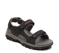 Skechers TRESMEN GARO, Sandalias para Hombre, Black Synthetic, 42 EU