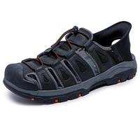 Skechers Tresmen-Norvick 205187 Cangrejeras cerradas para hombre, Negro -, 43 EU