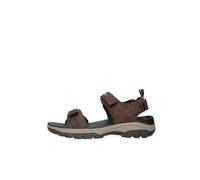 Skechers TRESMEN Ryer para hombre, Malla sintética color chocolate, 47.5 EU