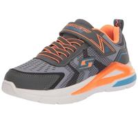 Skechers Tri-Namics, Zapatos Deportivos Niños, Charcoal Textile / Orange Trim, 34 EU