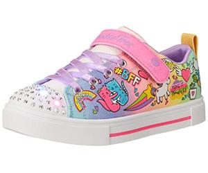 Skechers TWINKLE SPARKS BFF MAGIC, Zapatillas para Niñas, Multi Textile/Trim, 27 EU