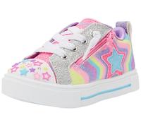 Skechers Twinkle Sparks Cosmic Burst, Zapatillas Niñas, Multi Synthetic/Trim, 25 EU