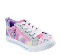 Skechers Twinkle Sparks Cosmic Burst, Zapatillas Niñas, Multi Synthetic/Trim, 24 EU