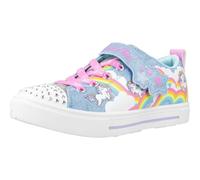 Skechers Twinkle Toes, Zapatillas, Blue Synthetic/Multi Trim, 21 EU