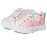 Skechers Twinkle Sparks-Underwater Magic - Tenis para niña, Link Pink/Multi, 24 EU