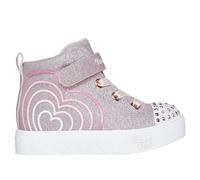 Skechers Twinkle Toes: Heart Steps - Heart Glow en Roseoro, talla 21