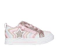 Skechers Twinkle Toes: Twinkle Sparks - Cosmic Burst en Roseoro, talla 25