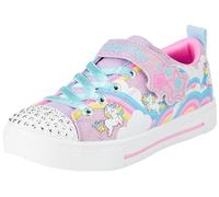 Skechers Twinkle Toes, Zapatillas, Lavender Synthetic/Multi Trim, 35 EU