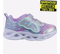 Skechers Twisty Brights Wingin' It Zapatillas Niña Infantil Con Luces Moradas
