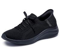 Skechers Ultra Flex 3.0 Brilliant Path, Zapatillas Mujer, Black Knit Trim, 38 EU