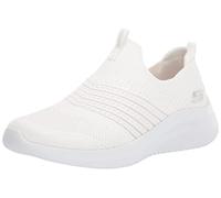 Skechers Ultra Flex 3.0 Classy Charm, Zapatillas Mujer, Blanco (White Knit/Trim) , 40 EU