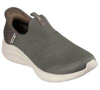 Skechers Zapatillas para mujer Ultra Flex 3.0 Cozy Streak, ribete tejido verde oliva, 36 EU