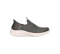Skechers Ultra Flex 3.0 Cozy Streak, Zapatillas Mujer, Olive Knit Trim, 39 EU