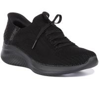 Skechers Ultra Flex 3.0 Brilliant Path, Zapatillas Mujer, Black Knit Trim, 38 EU