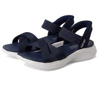 Skechers Ultra Flex 3.0-Never Netter Hands Free Slip-ins, Sandalia Mujer, Azul Marino, 37 EU