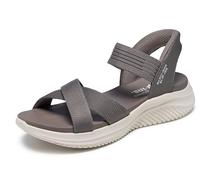 Skechers Ultra Flex 3.0-Never Netter Hands Free Slip-ins, Sandalia Mujer, Gris Oscuro, 35 EU