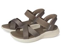 Skechers Ultra Flex 3.0-Never Netter Hands Free Slip-ins, Sandalia Mujer, Gris Oscuro, 37 EU