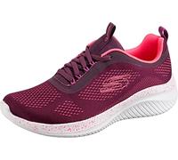 Skechers Ultra Flex 3.0 New Horizons, Zapatillas Mujer, Plum Mesh/Pink Trim, 37 EU