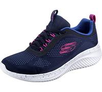 Skechers ULTRA FLEX 3.0 NEW HORIZONS, Zapatillas para Mujer, Navy Mesh/Pink Trim, 41 EU
