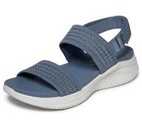 Skechers Ultra Flex 3.0 - Sandalias Planas para Mujer, Color Pizarra, Talla 9