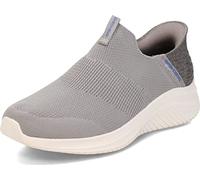 Skechers Ultra Flex 3.0 Smooth Step Hands Free Slip-ins, Mocasín, Gray, 45 EU Ancho