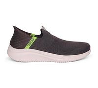 Skechers Ultra Flex 3.0 Smooth Step Mocasines sin Cordones para Hombre, Gris, 11.5 Wide