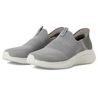 Skechers Ultra Flex 3.0 Smooth Step Hands Free Slip-ins, Mocasín, Gray, 45 EU Ancho