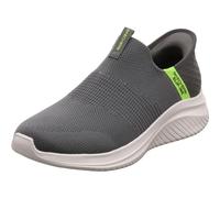 Skechers Ultra Flex 3.0 Smooth Step Mocasines sin Cordones para Hombre, Gris, 12 Wide