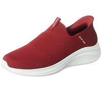 Skechers Ultra Flex 3.0 Smooth Step, Zapatillas Hombre, Burgundy Knit Trim, 40 EU