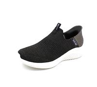Skechers Ultra Flex 3.0 Smooth Step, Zapatillas Mujer, Black Knit, 41 EU