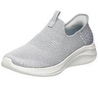 Skechers Ultra Flex 3.0 Smooth Step, Zapatillas Mujer, Light Grey Knit Jersey Trim, 36.5 EU
