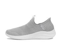 Skechers Ultra Flex 3.0 Smooth Step, Zapatillas Mujer, Light Grey Knit Jersey Trim, 36.5 EU