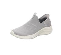 Skechers Ultra Flex 3.0 Smooth Step, Zapatillas Mujer, Light Grey Knit Jersey Trim, 37 EU
