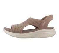 Skechers Ultra Flex 3.0-Sun Warmth Hands Free Slip-ins, Sandalia Mujer, Moca, 38 EU