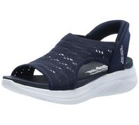 Skechers Ultra Flex 3.0-Sun Warmth Hands Free Slip-ins, Sandalia Mujer, Azul Marino, 41 EU