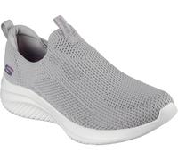 Skechers Ultra Flex 3.0 - Zapatillas deportivas para mujer, lavables a máquina, color gris, con tejido de ingeniería y espuma viscoelástica refrigerada por aire, gris, 38 EU