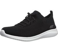 Skechers Ultra Flex Statements, Zapatillas Mujer, Black/White, 35.5 EU