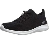 Skechers Ultra Flex Statements, Zapatillas Mujer, Black/White, 37.5 EU