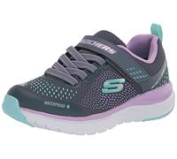 Skechers ULTRA GROOVE HYDRO MIST, Zapatillas de deporte para Niñas, Gray Textile/Multi Trim, 32 EU