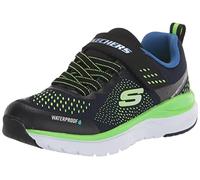 Skechers ULTRA GROOVE, Zapatillas para Niños, Navy Textile/ Black Trim, 33.5 EU