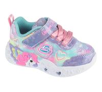 Skechers Unicorn Charmer Lil Heart Sparkles 303064N-LVMT - Zapatillas para niña, Color Morado, Talla 21 EU