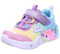 Skechers UNICORN CHARMER TWILIGHT DREAM, Zapatillas para Niñas, Purple Textile/ Multi Trim, 26 EU