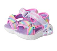 SKECHERS - UNICORN DREAMS SANDAL- DREAMY para: JUNIOR color: Lavender Textile/Multi Trim talla: 26