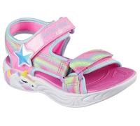 Skechers niña Unicorn Dreams Sandal - Dreamy Unicorns en Rosa, talla 28.5