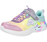 Skechers UNICORN DREAMS, Zapatillas para Niñas, Purple Textile/Multi Trim, 33.5 EU