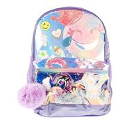Skechers Unicorn Face Backpack SKTT8577-PRMT - Mochila para niña, multicolor, talla única