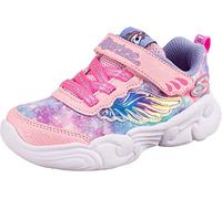 Skechers UNICORN STORM, Zapatillas para Niñas, Pink/Lavender Mesh, 24 EU