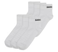 Skechers Unisex Calcetines de Cuarto Malla Ventilación 35-49 Gris Azul Negro Uni