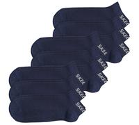 Skechers Unisex Calcetines de Deporte Malla Ventilación 35-49 Gris Azul Negro