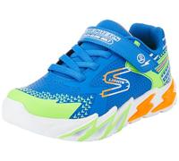 Skechers Niños, Zapatillas, Royal Synthetic Textile Lime Orange and, 4 UK